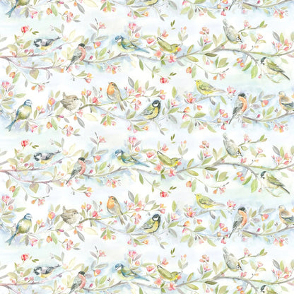 Tweet Cream Fabric