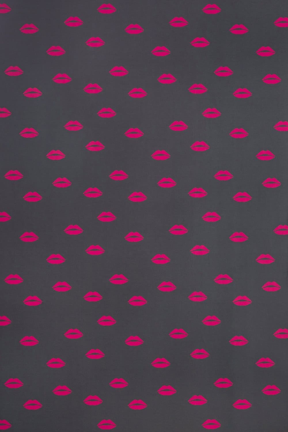 Tabitha Webb Wallpaper - Hot Pink on Grey - BG/TW02/02 - Barneby Gates