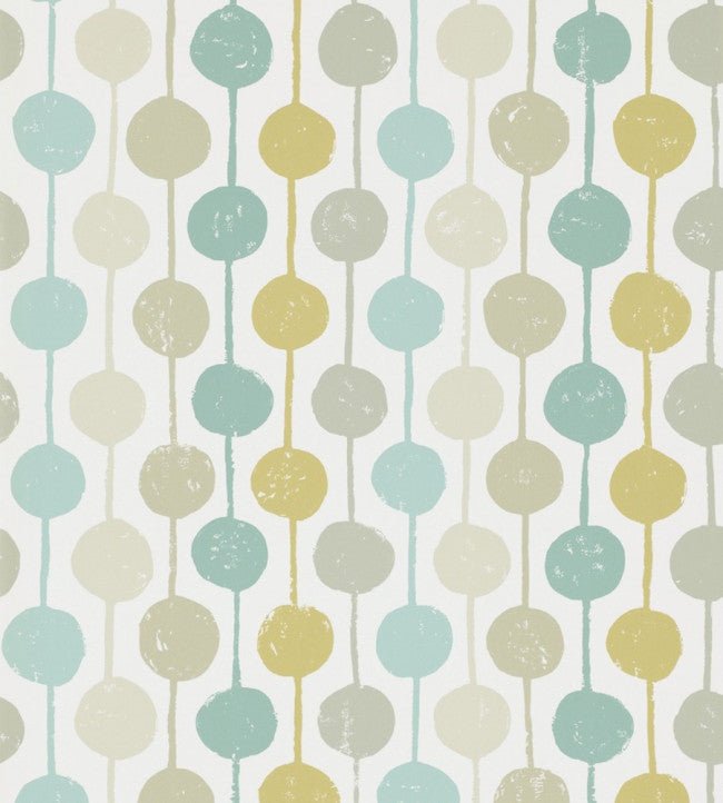 Taimi Wallpaper - Seaglass / Chalk / Honey - NFIK111126 - Scion
