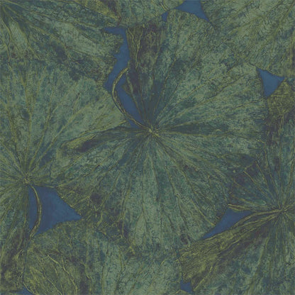 Taisho Lotus Wallpaper - Malachite/Lapis - ZTOT312725 - Zoffany