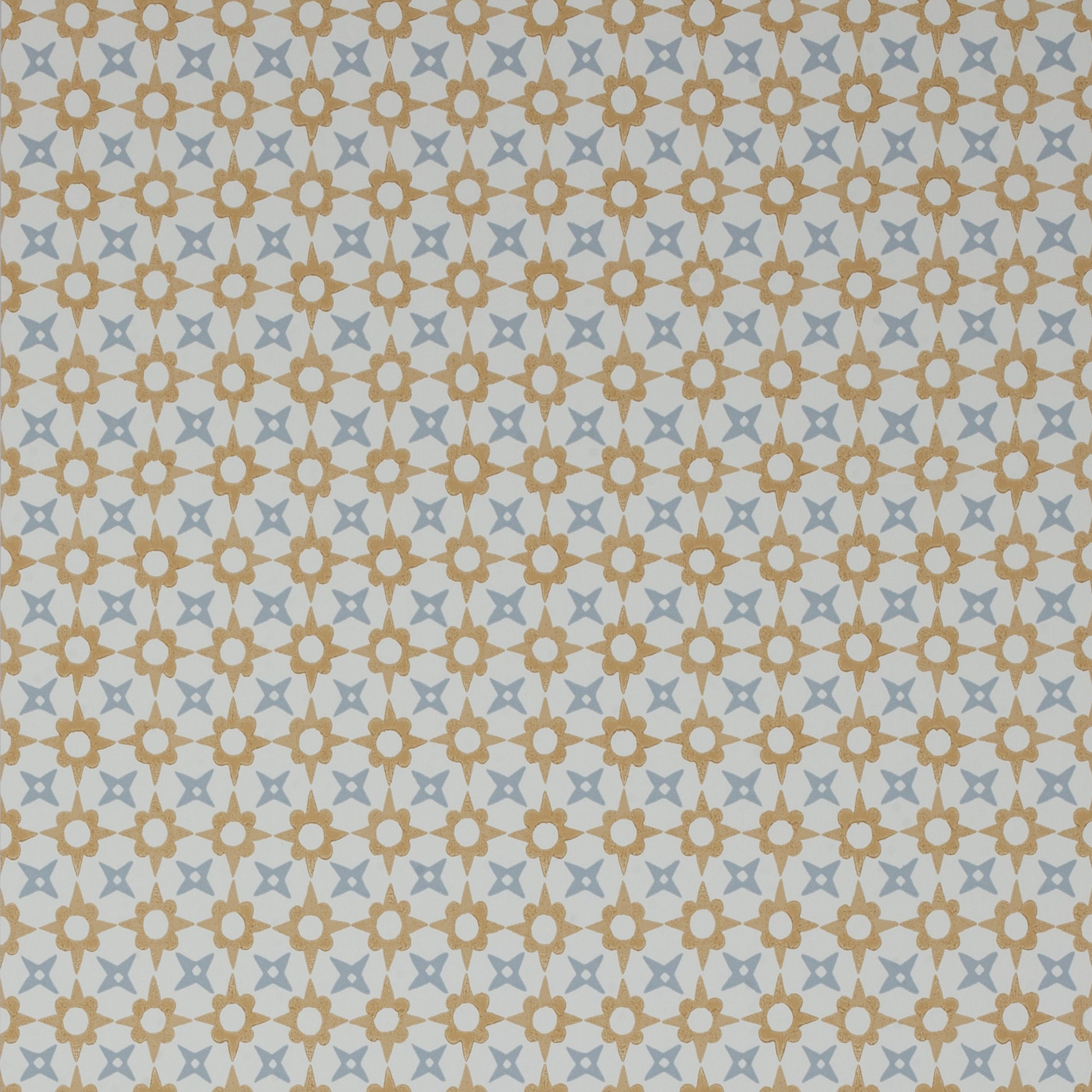 Tassi Wallpaper - Yellow/Blue - J175W-03 - Jane Churchill