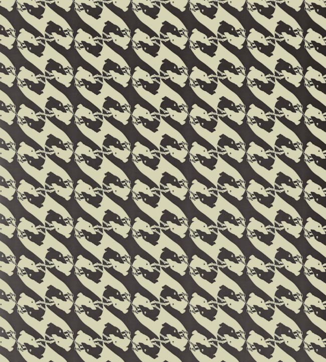 The Dogs Wallpaper - Charcoal - BG0800 - 101 - Barneby Gates