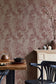 Thicket Wallpaper - Red - Summer Gray
