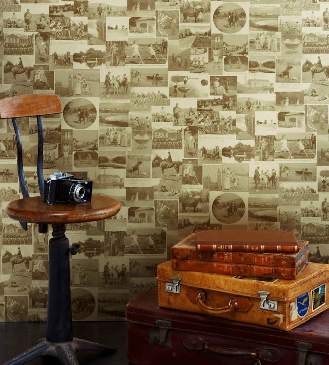 This Other Eden Wallpaper - Vintage Gold - BG0100 - 101 - Barneby Gates