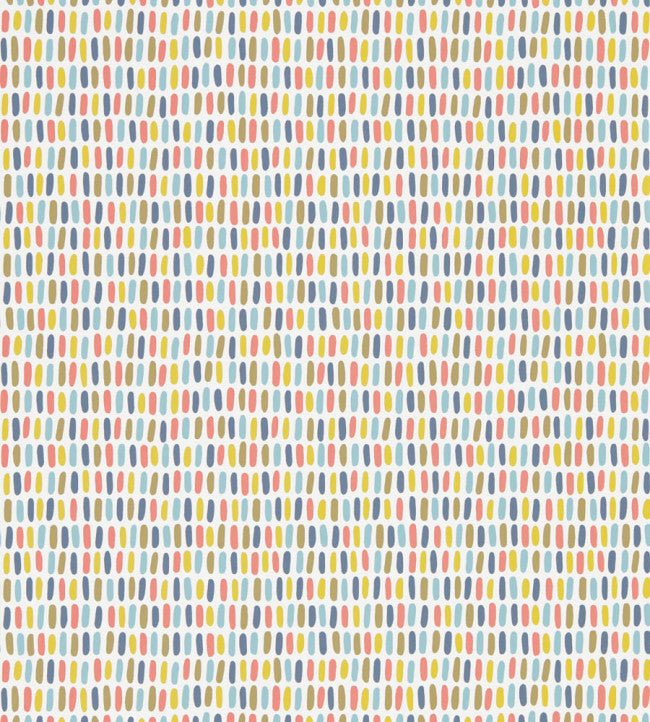 Tikku Wallpaper - Grapefruit / Sunshine / Ink - NNOU111527 - Scion