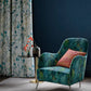 Tisbury Wallpaper - French Navy - Clarissa Hulse