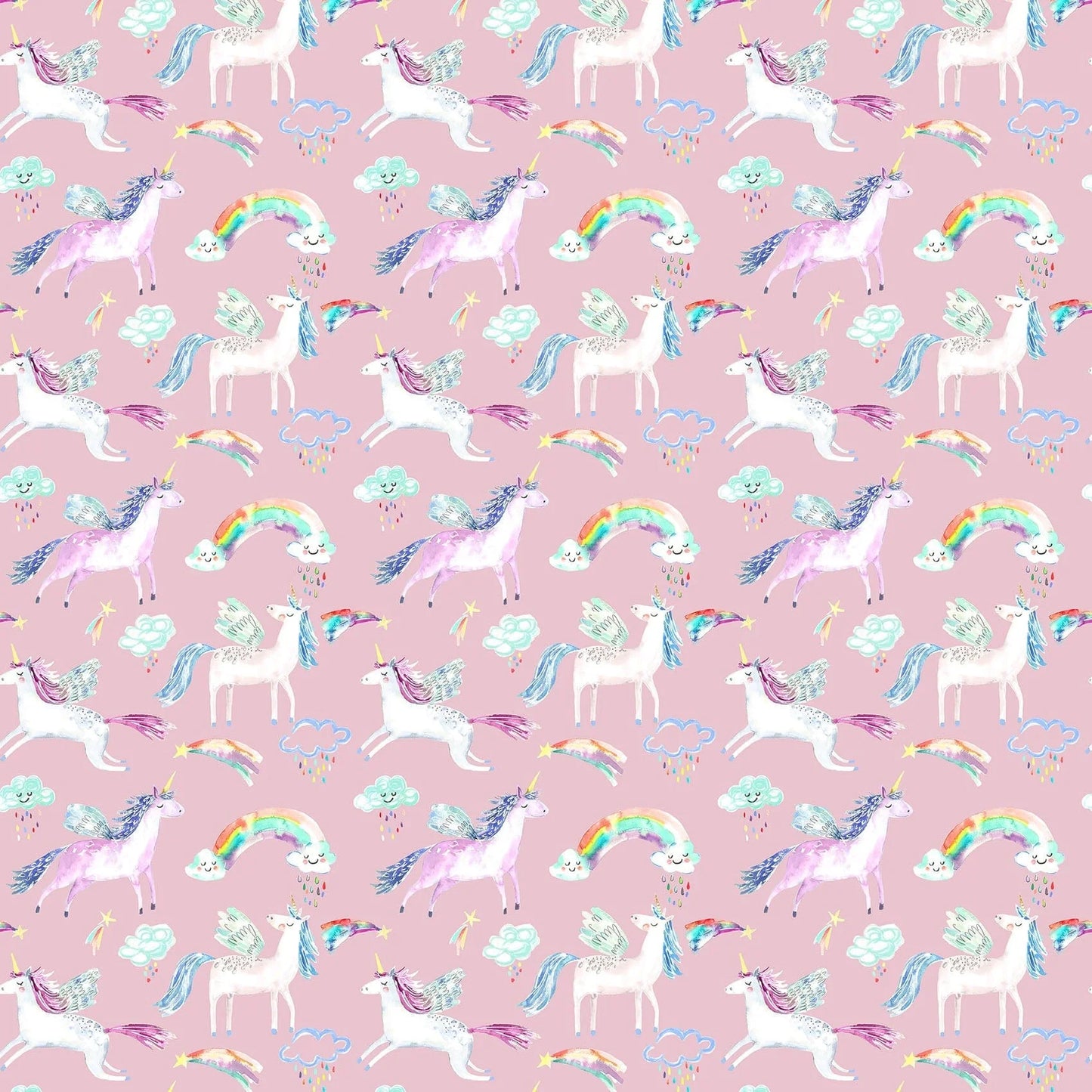 Unicorn Dance Blossom Fabric