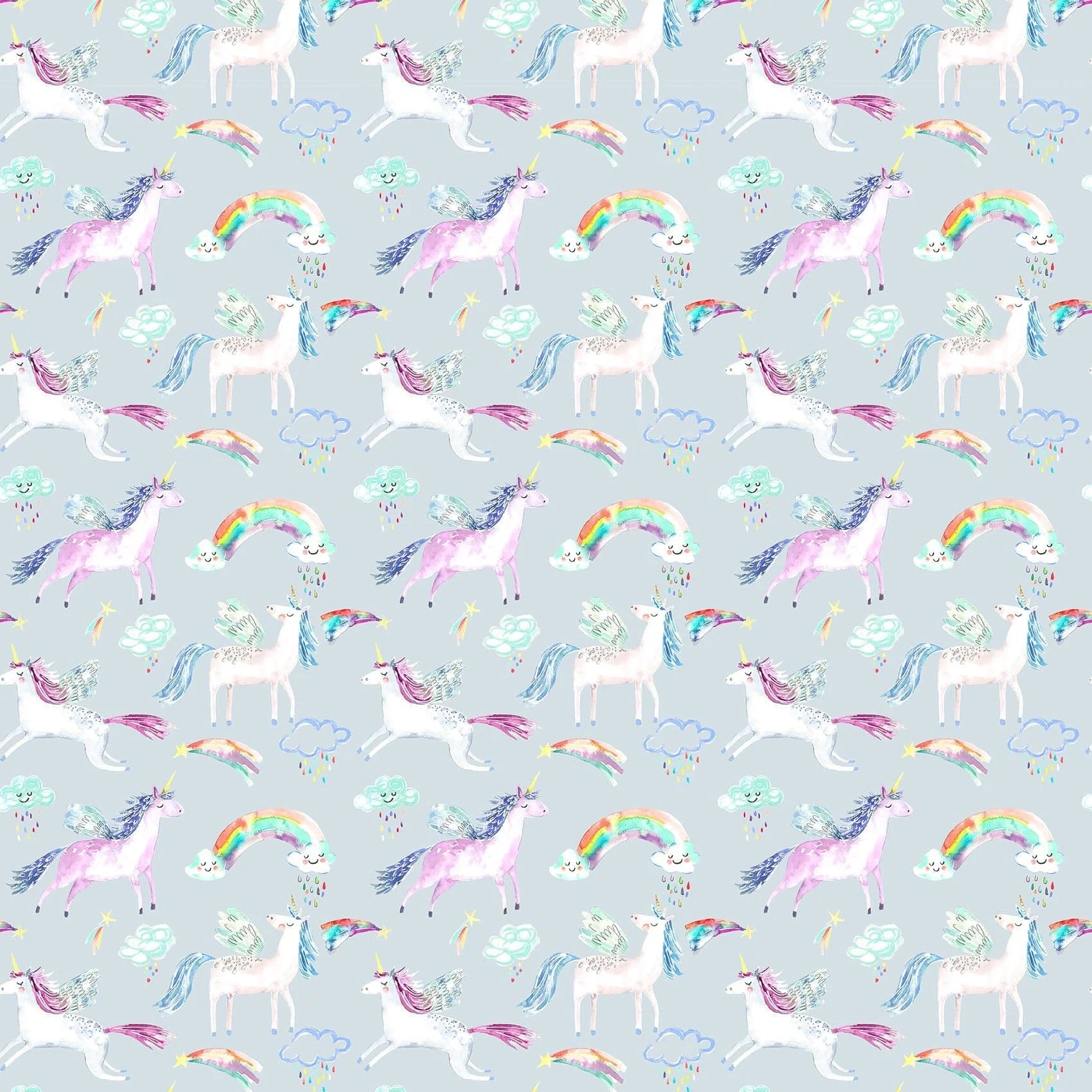 Unicorn Dance Stone Fabric
