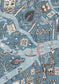 Utopia Wallpaper  - Blue Almond