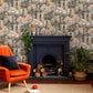 Vacay Wallpaper - Ochre - Envy