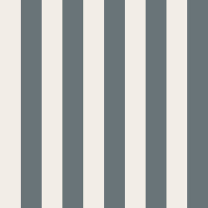 Ventnor Stripes Wallpaper - Blue - Summer Gray
