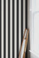 Ventnor Stripes Wallpaper - Charcoal - Summer Gray
