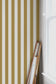 Ventnor Stripes Wallpaper - Gold - Summer Gray
