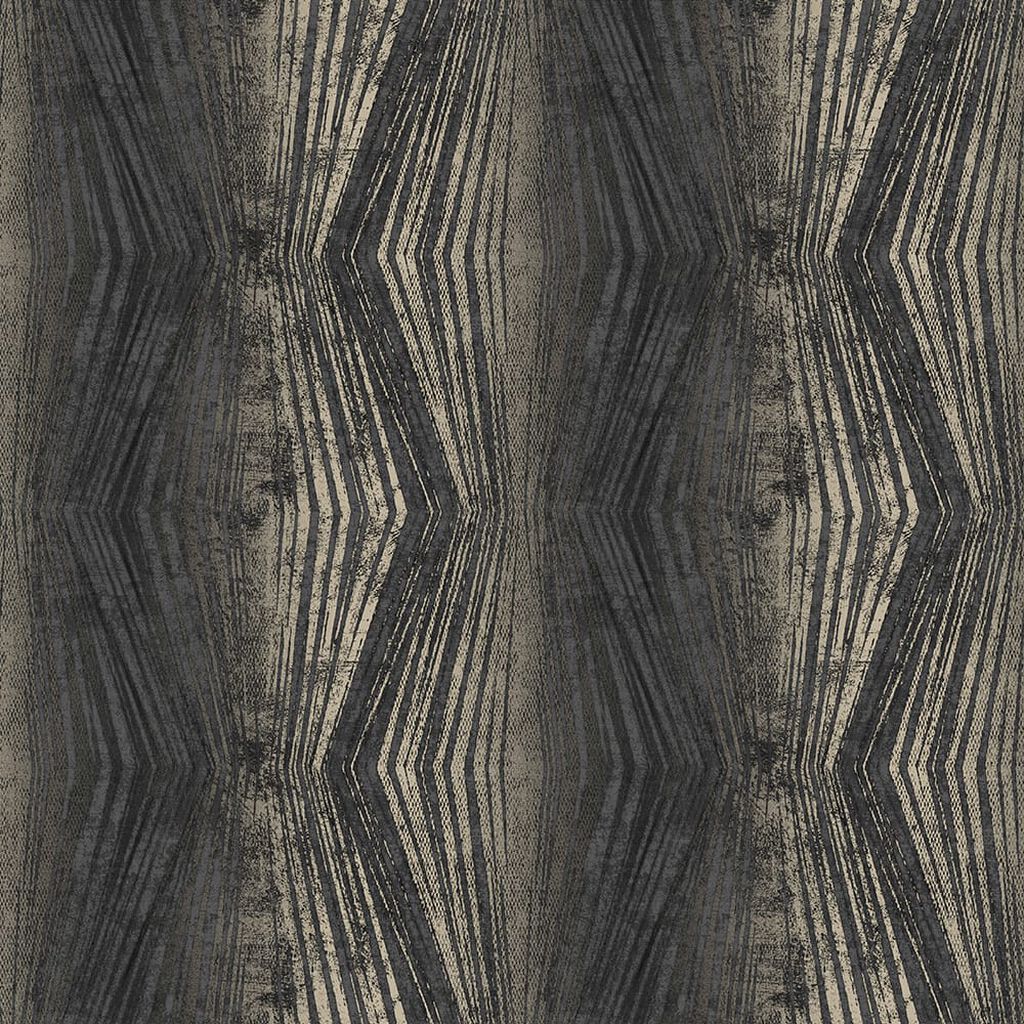 Vermeil Stripe Wallpaper - Charcoal - Boutique Luxury