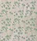 Vintage Bird Trail Fabric - Plaster/Green - BG-F040202 - Barneby Gates