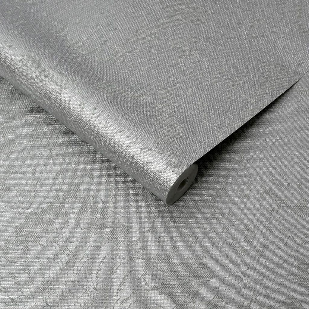 Vogue Wallpaper - Dove Grey - Boutique Luxury