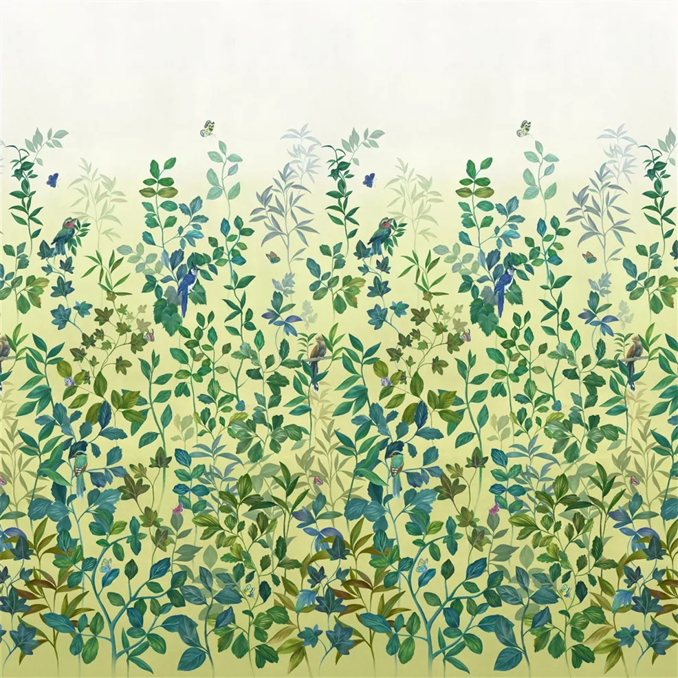 Voliere Wallpaper - Lemongrass - PDG1171/01 - Designers Guild