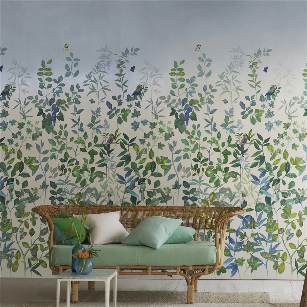 Voliere Wallpaper - Sky - PDG1171/02 - Designers Guild