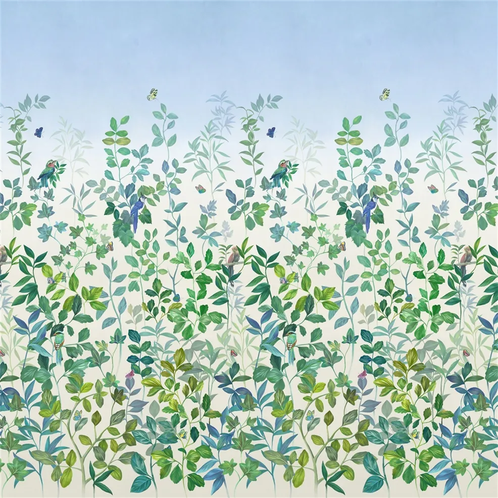 Voliere Wallpaper - Sky - PDG1171/02 - Designers Guild