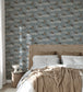 Voyage, Petit Wallpaper - Winter Blue - Summer Gray
