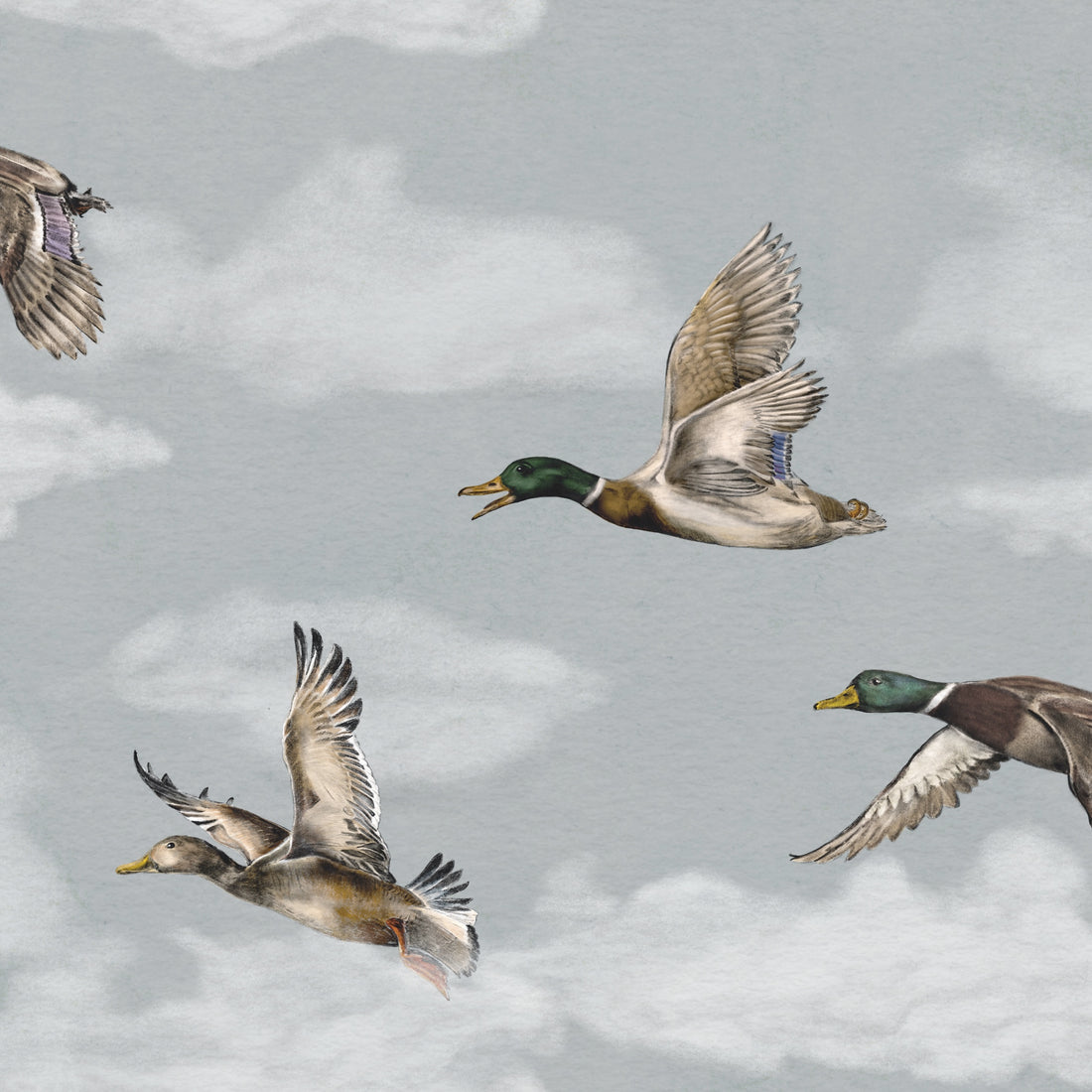 Voyage Wallpaper - Nordic Grey - Summer Gray
