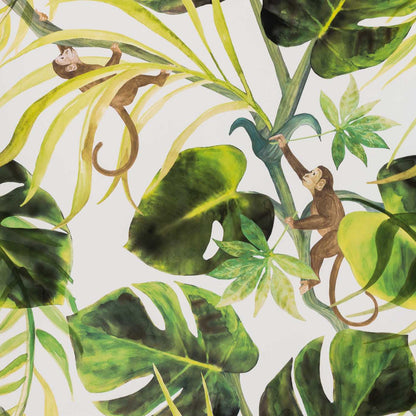 Monkey Business Wallpaper - Natural - W0083/04