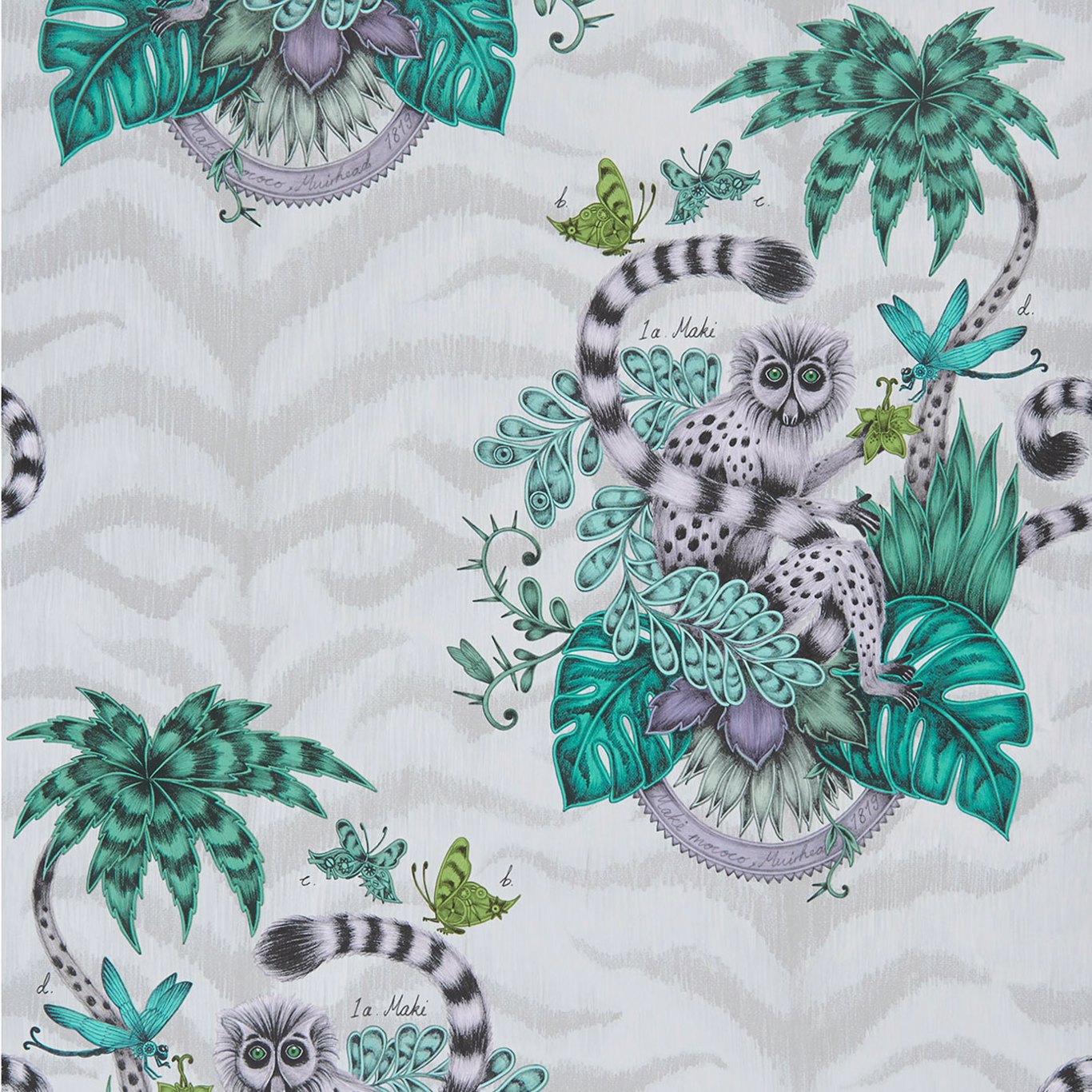 Lemur Wallpaper - Jungle - W0103/01