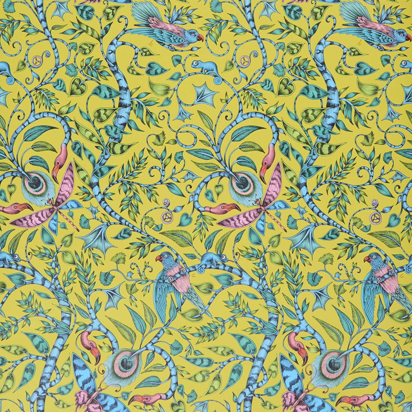 Rousseau Wallpaper - Lime - W0104/04