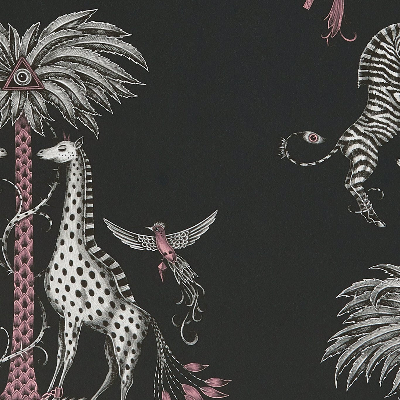 Creatura Wallpaper - Charcoal - W0114/01