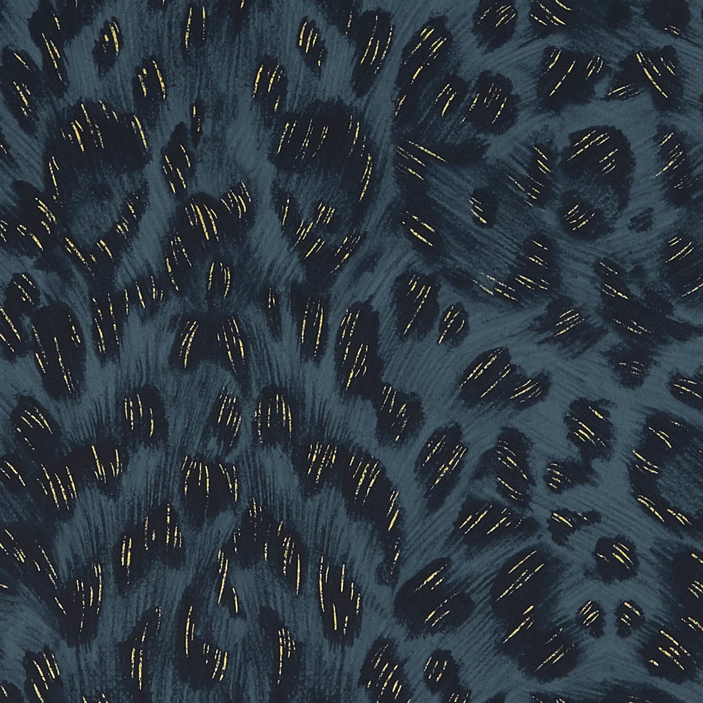 Felis Wallpaper - Navy - W0115/07