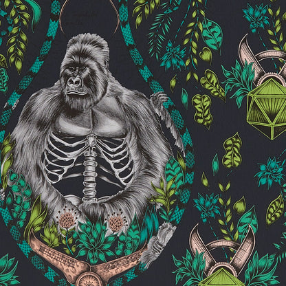Silverback Wallpaper - Charcoal - W0120/01