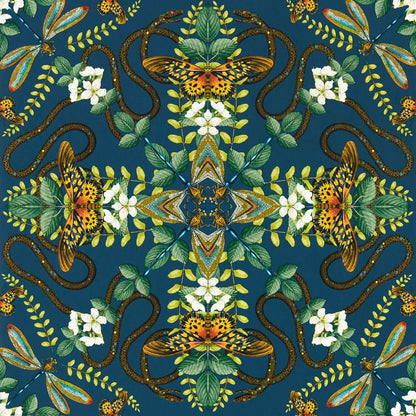 Emerald Forest Wallpaper - Midnight - W0129/03