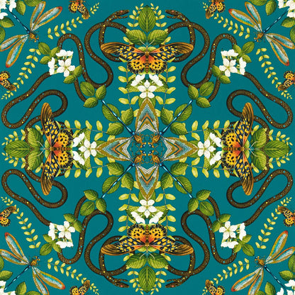 Emerald Forest Wallpaper - Teal - W0129/05