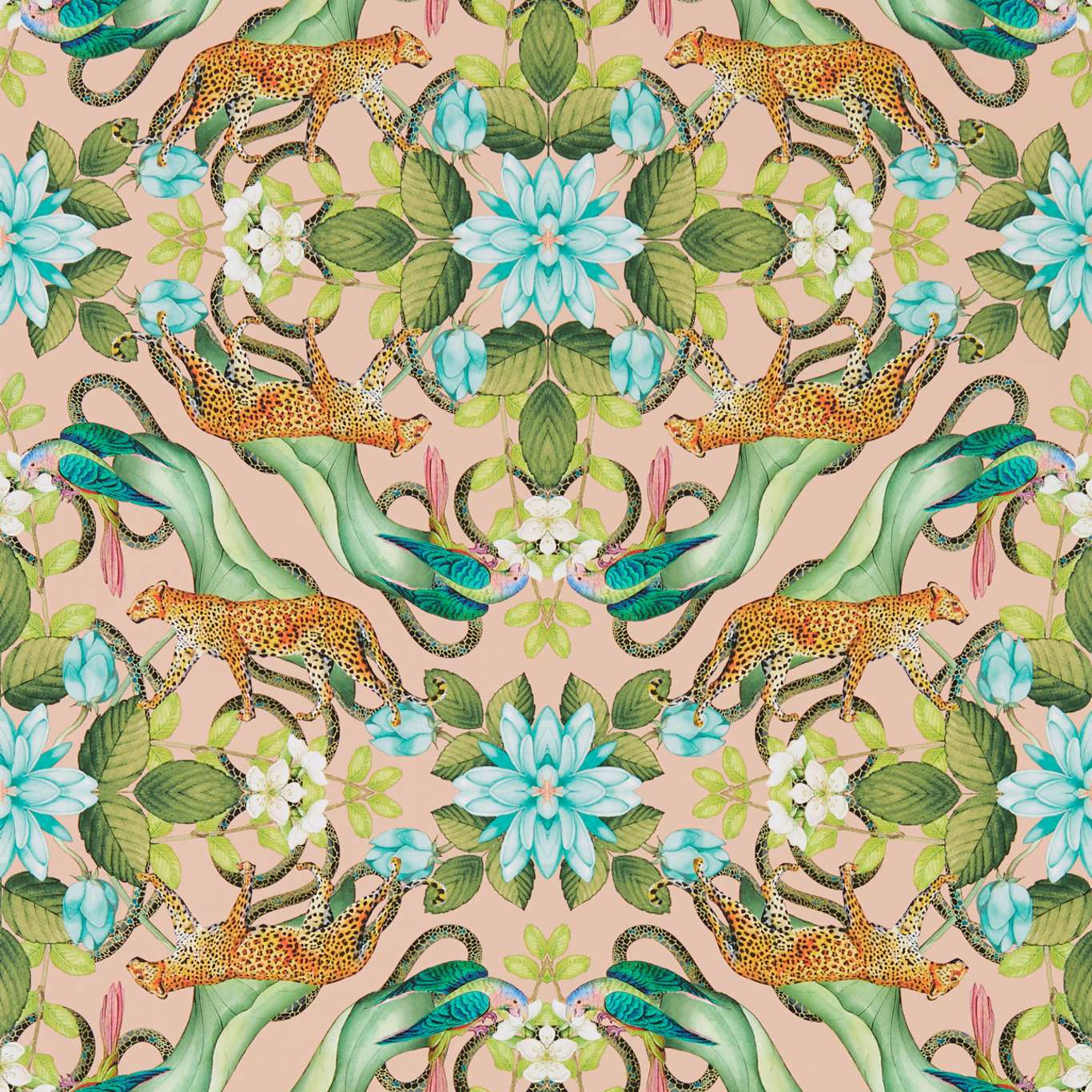 Menagerie Wallpaper - Blush - W0131/02