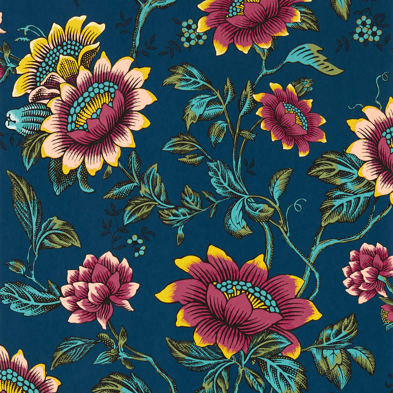 Tonquin Wallpaper - Midnight - W0134/03