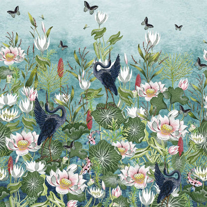 Waterlily Wall Mural