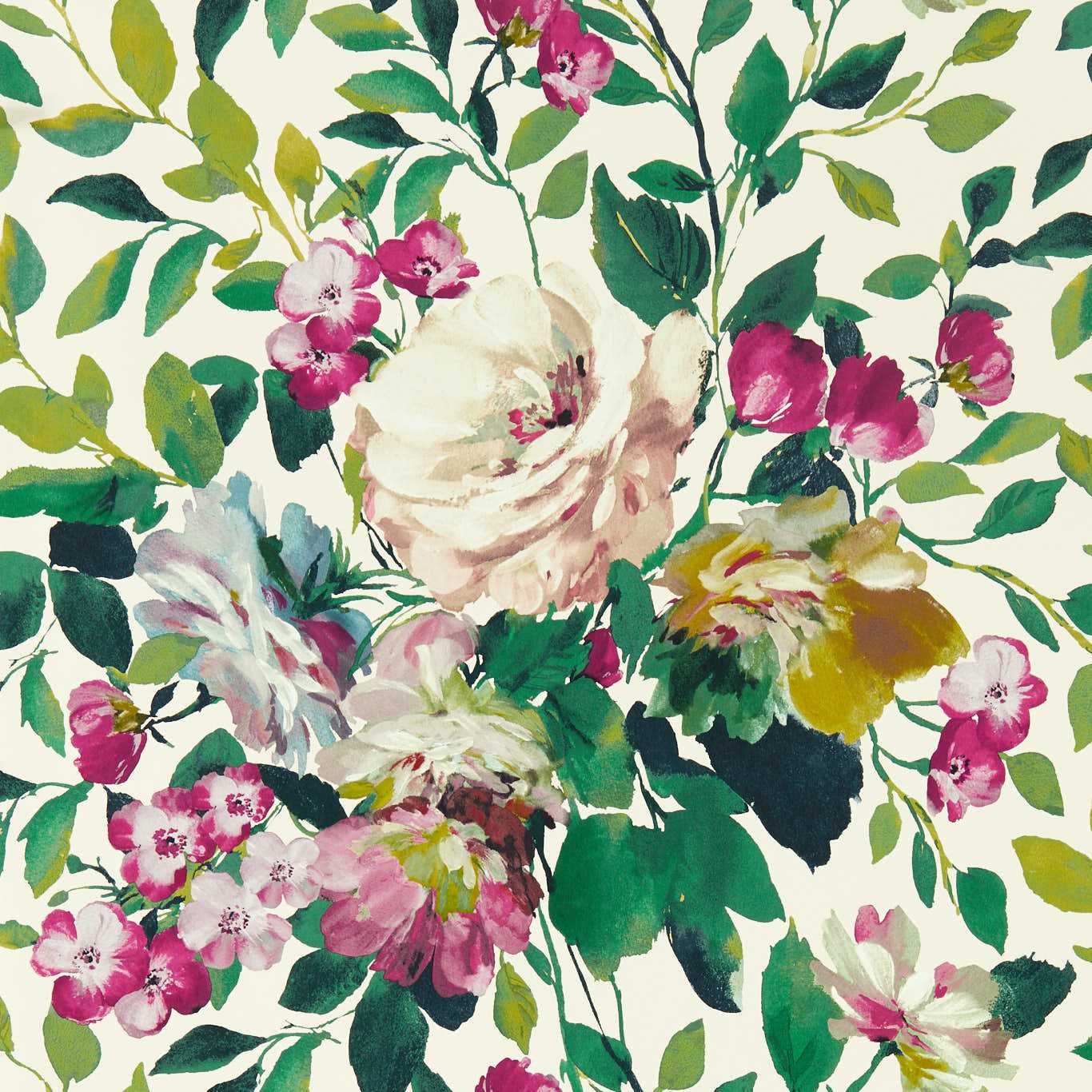 Bloom Wallpaper - Fuchsia - W0139/03