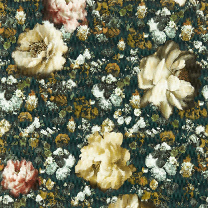 Camile Wallpaper - Teal/Spice - W0148/03
