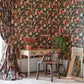 Lilum Wallpaper - Denim/Ivory - W0158/01