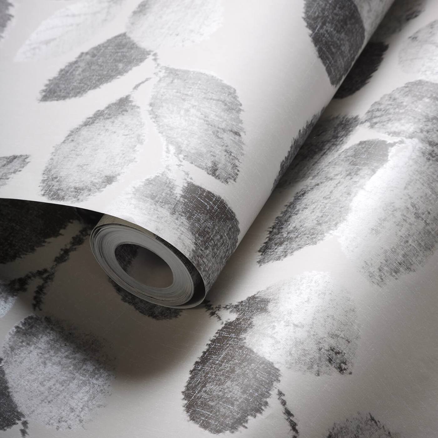 Northia Wallpaper - Charcoal - W0159/01
