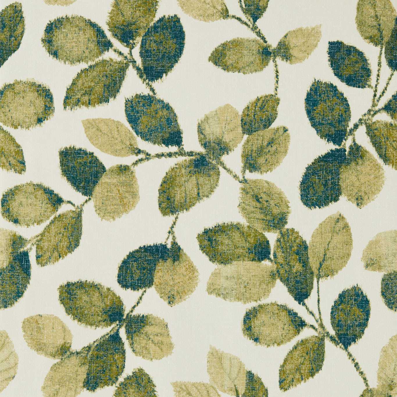 Northia Wallpaper - Olive/Peacock - W0159/03