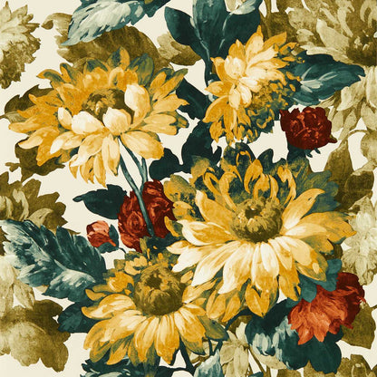 Sunforest Wallpaper - Olive/Russet - W0162/03