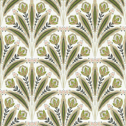 Attingham Wallpaper - Sage/Blush - W0193/04