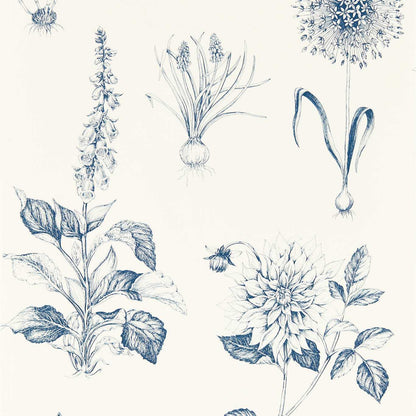 Roseraie Wallpaper - Midnight - W0197/03