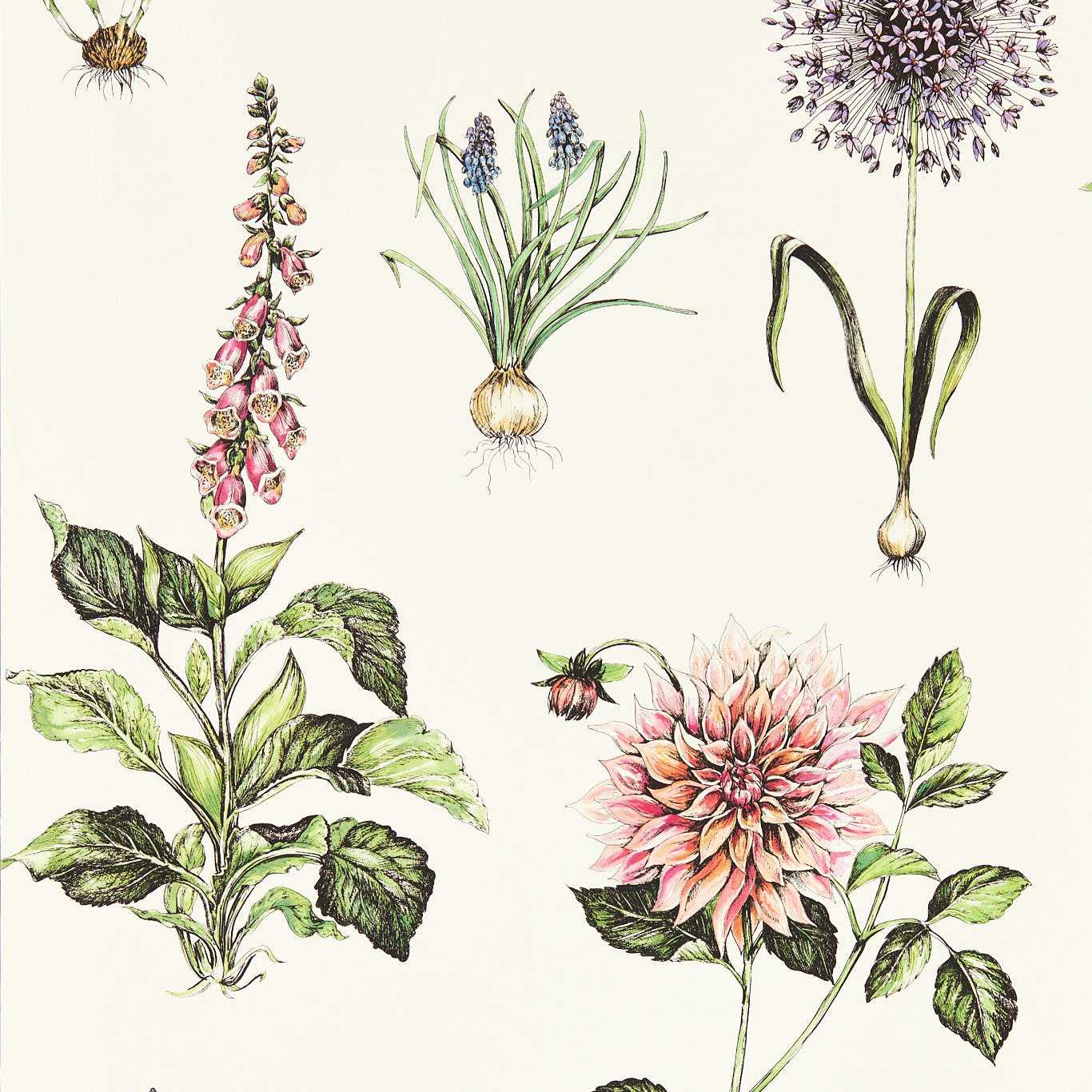 Roseraie Wallpaper - Summer - W0197/05