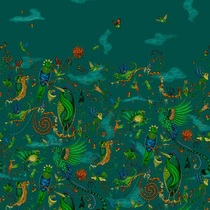 Cloud Forest Wallpaper - Teal - W0200/02