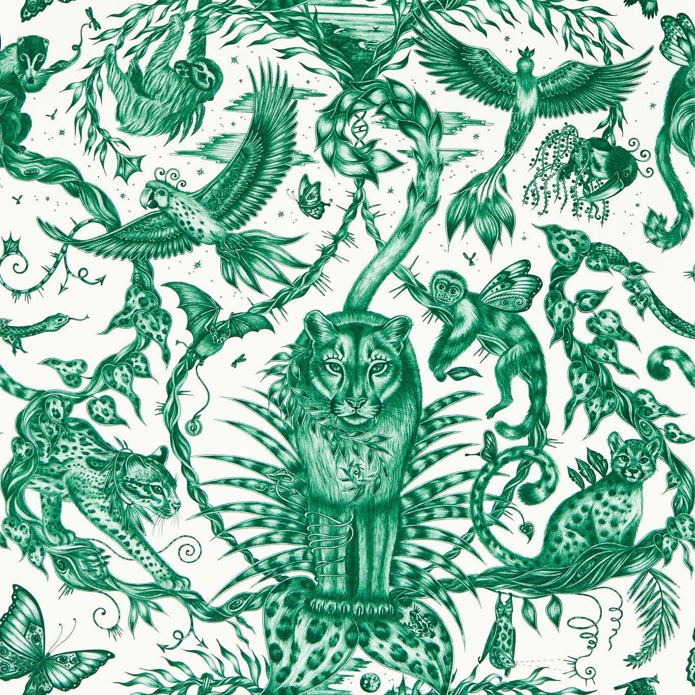 Bosque Dreams Wallpaper - Seafoam - W0213/05
