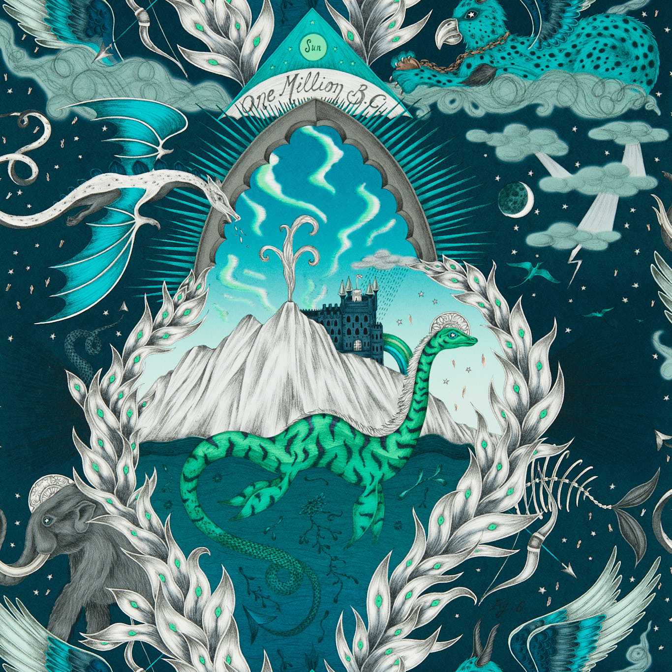 Highlandia Wallpaper - Marine - W0214/01