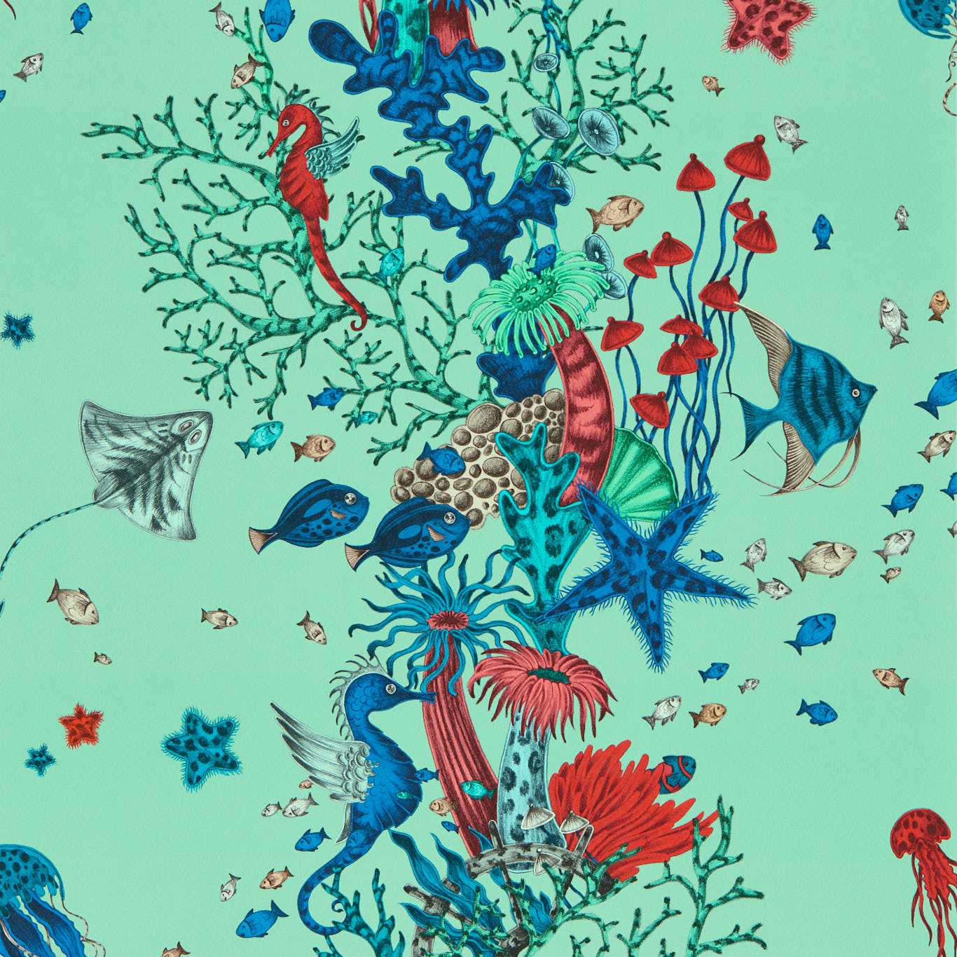 Seaforest Wallpaper - Aqua - W0218/01