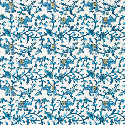 Hathi Wallpaper - Cobalt - W0236/01